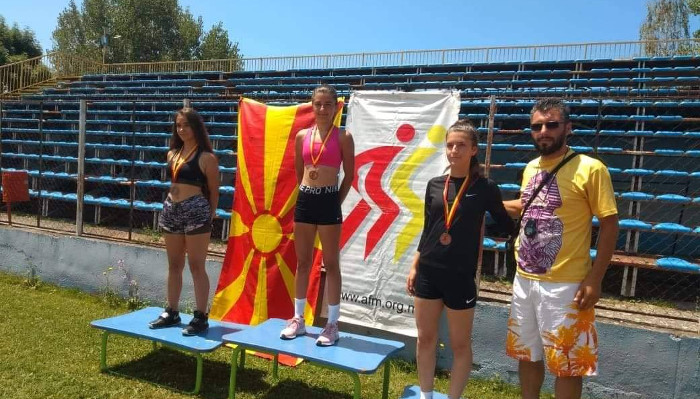 Дијана Вукановиќ, нова атлетска надеж за Куманово