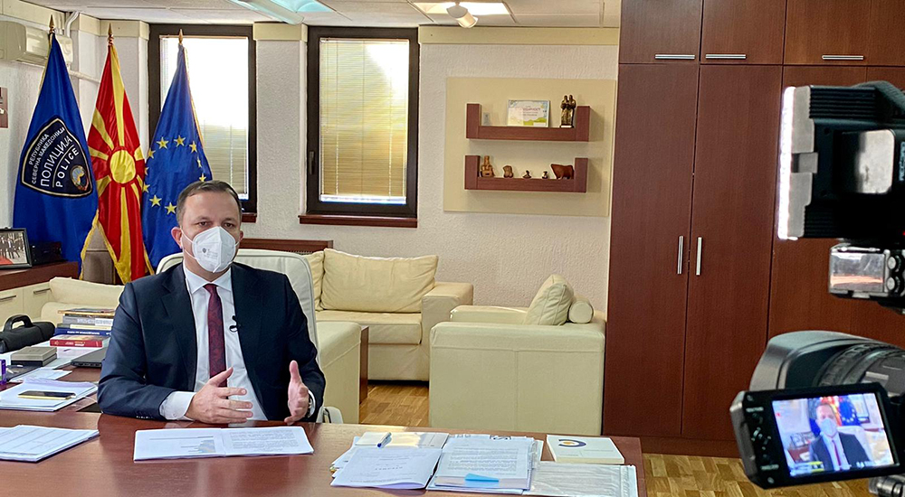 Спасовски: Благодарение на пожртвуваноста на здравствените работници од денеска сум на работа во МВР