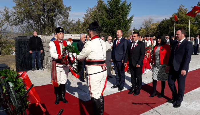 Премиерот Заев на прославата на 11 Октомври во Куманово